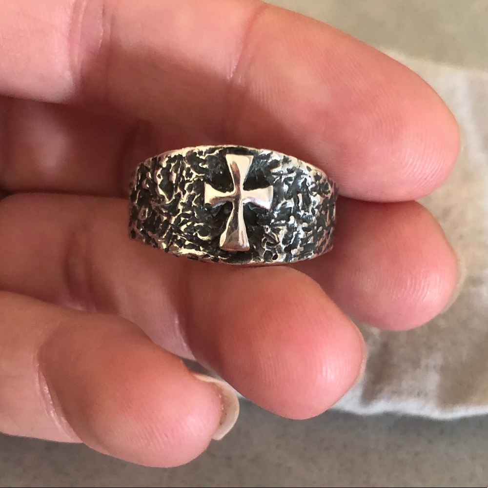 James Avery Silver Ring size 10